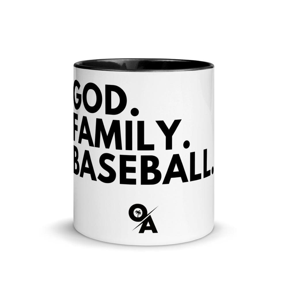 God.Family.Baseball Mug with Color Inside