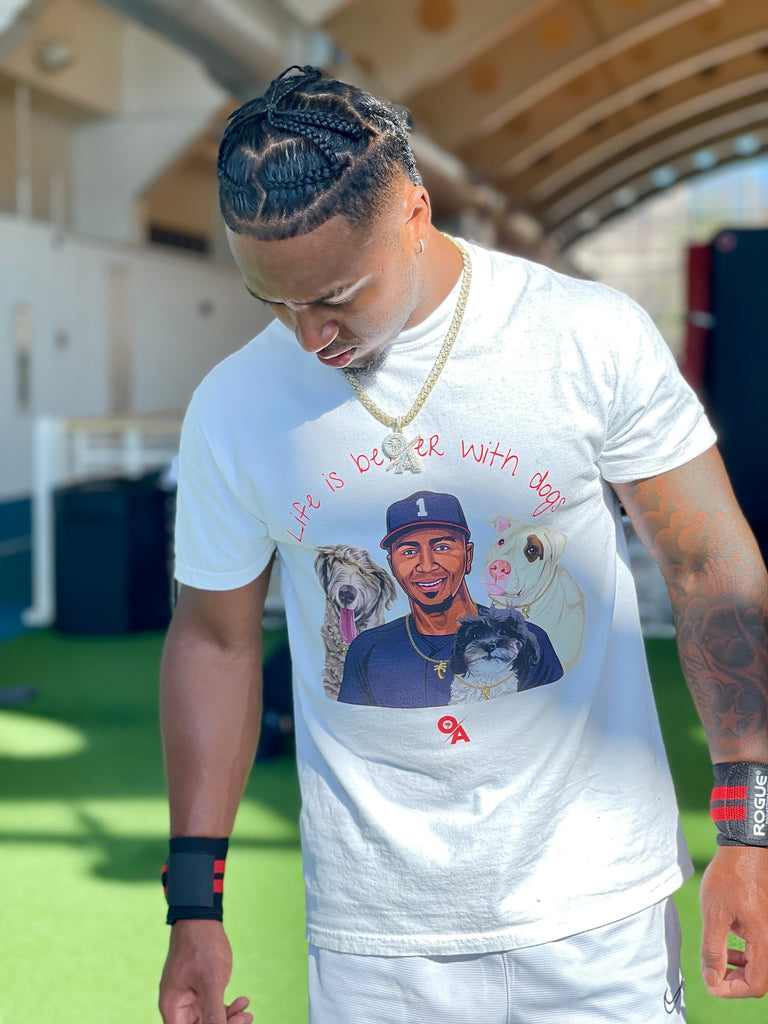 Life is Better with Dogs Ozzie Albies Shirt