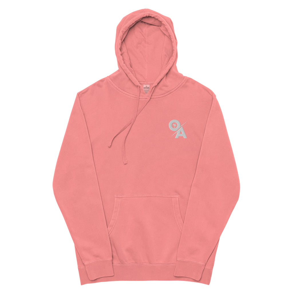 Unisex pigment-dyed hoodie