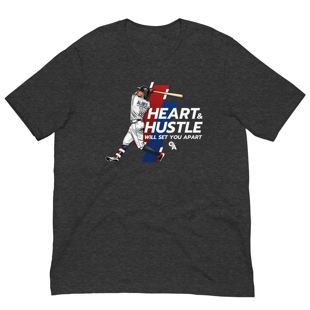 Ozzie Albies Heart and Hustle Unisex t-shirt