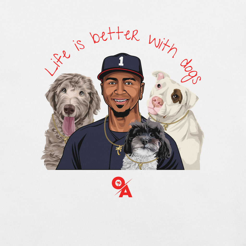 Adult Life is Better with Dogs Ozzie Albies Shirt