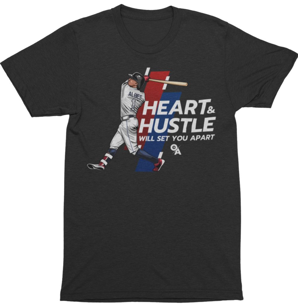 Youth Ozzie Albies Heart and Hustle T-Shirt