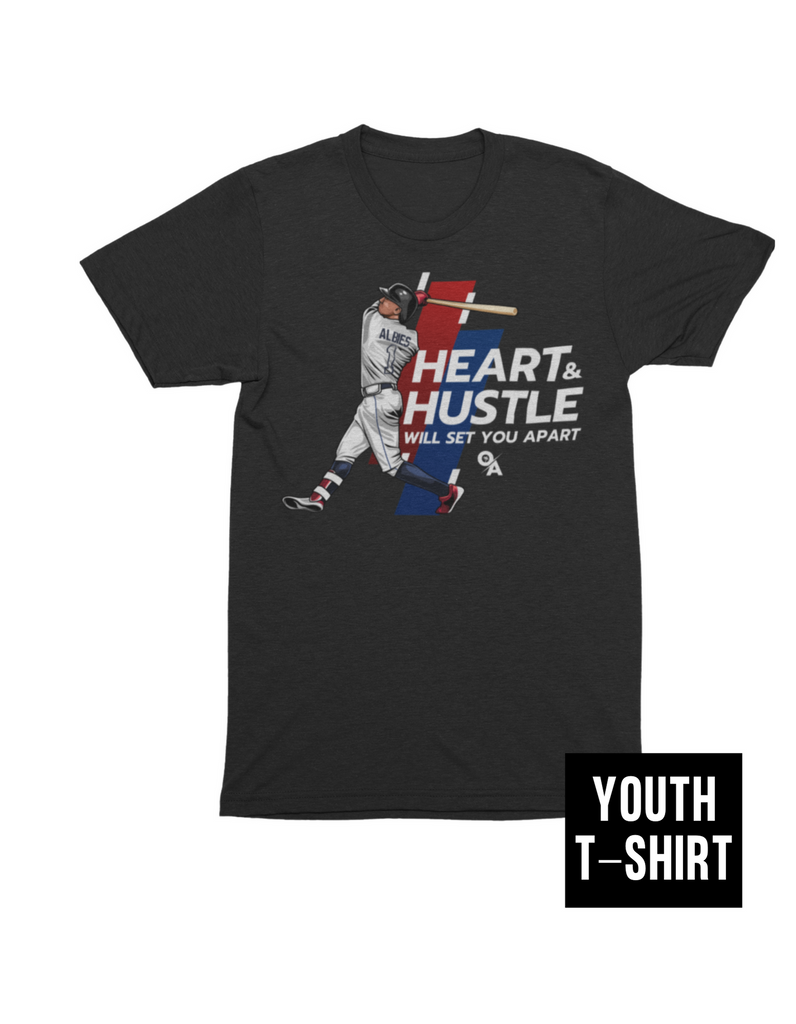 Youth Ozzie Albies Heart and Hustle T-Shirt XS / Youth