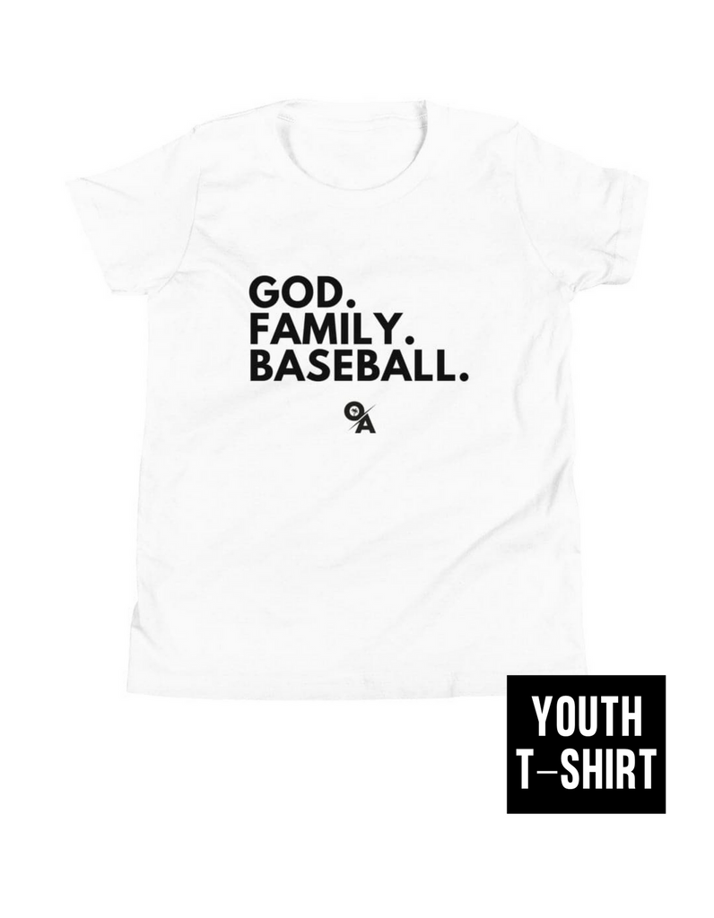 Youth God Family Baseball T-Shirt