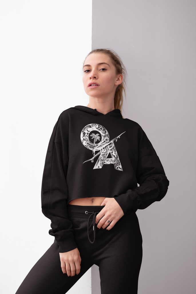 Adult OA Drip Cropped Hoodie