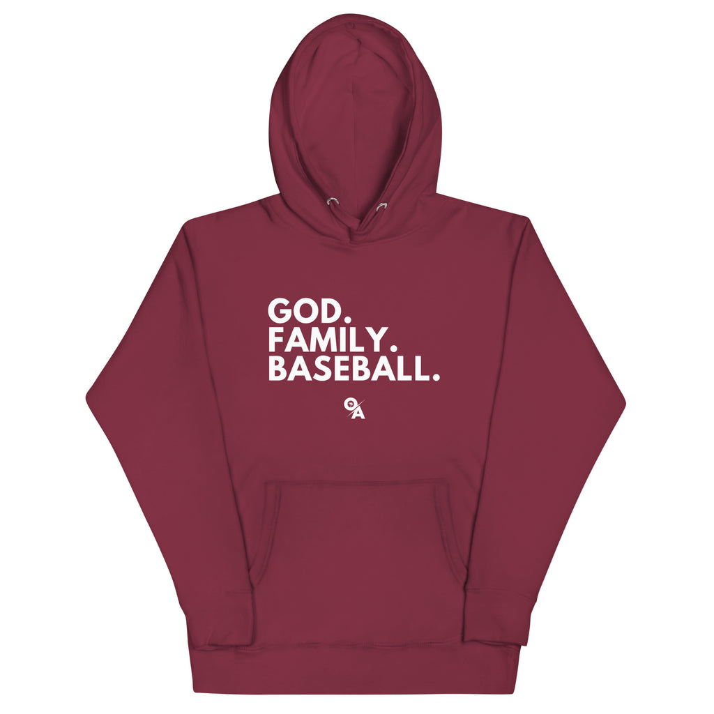 Adult God Family Baseball Hoodie