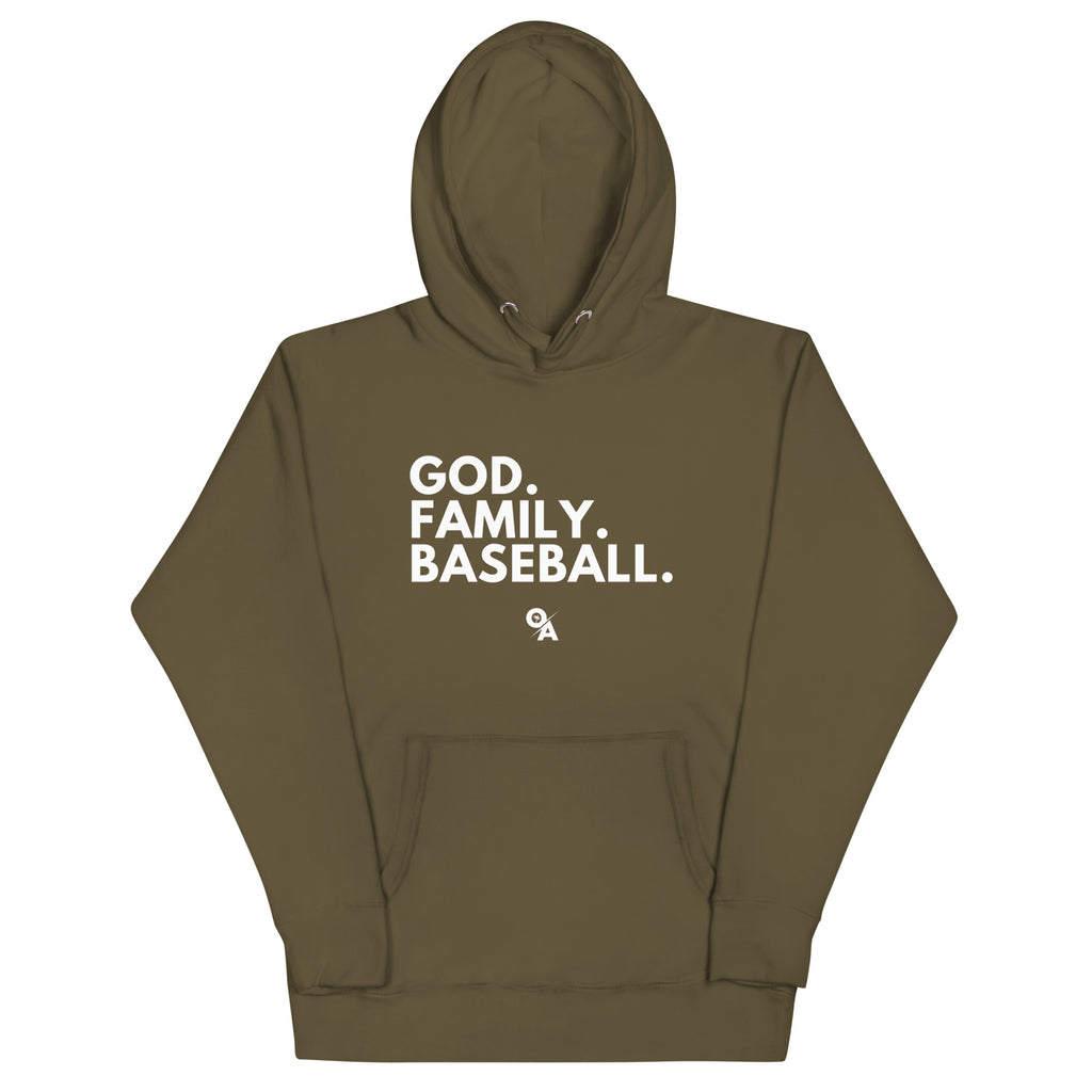 Adult God Family Baseball Hoodie