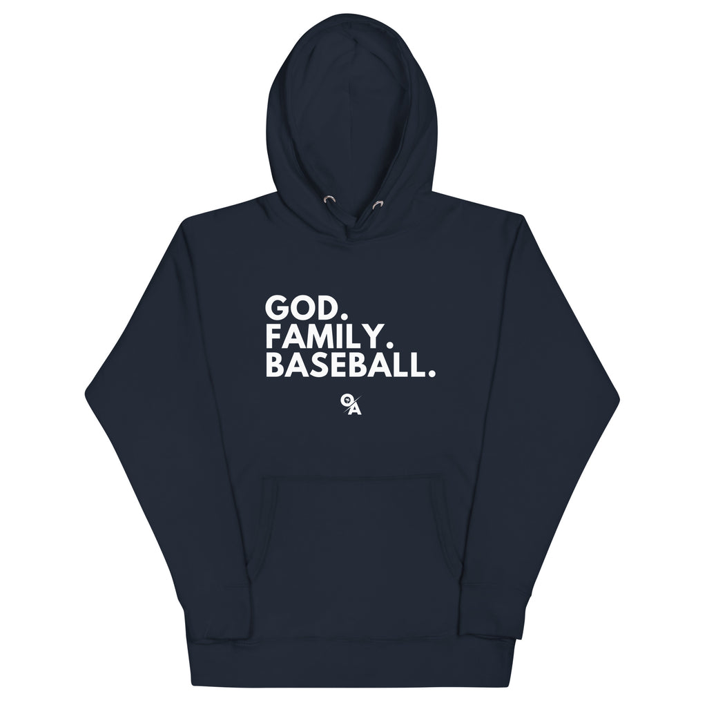 Adult God Family Baseball Hoodie