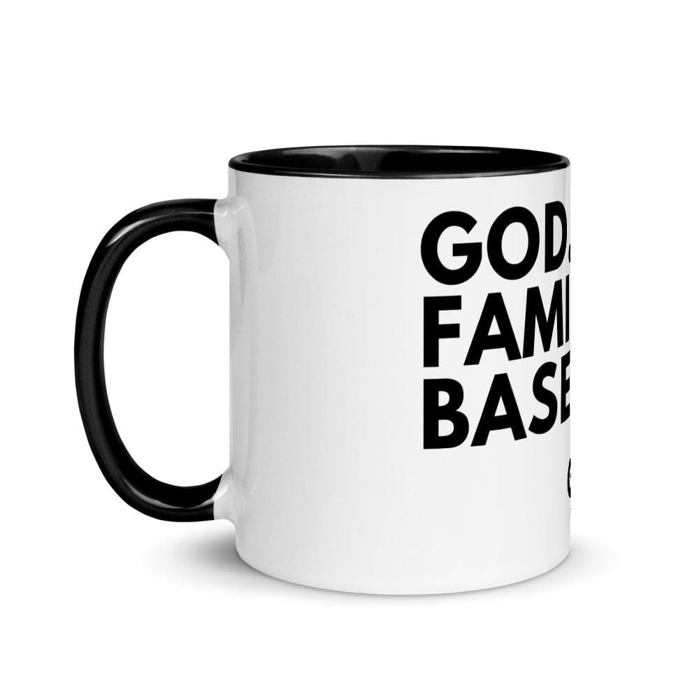 God.Family.Baseball Mug with Color Inside