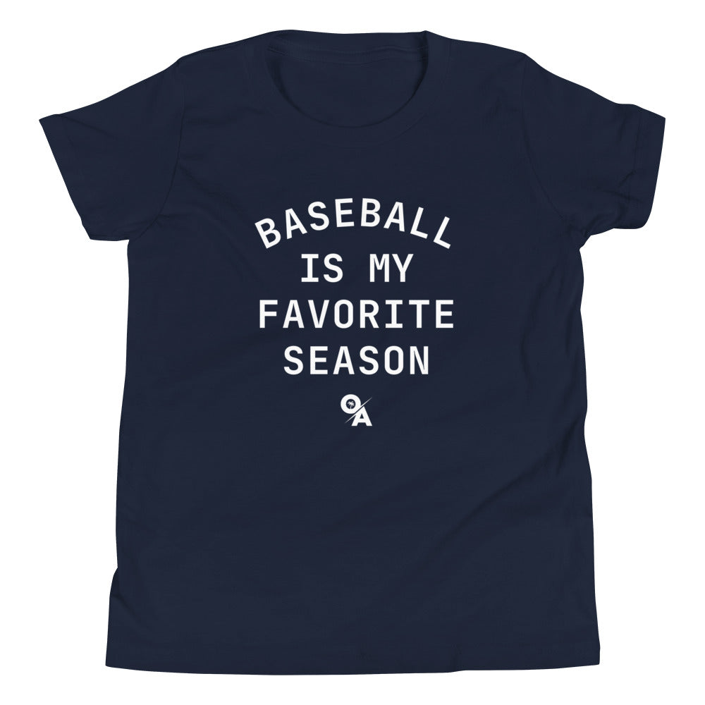 Youth Baseball is my favorite season Short Sleeve T-Shirt