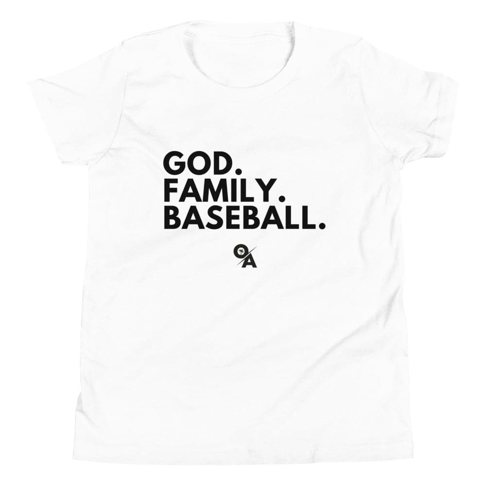 Youth God Family Baseball T-Shirt